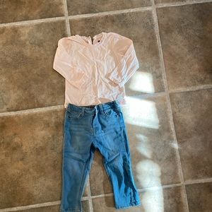 Long sleeve and jean outfit